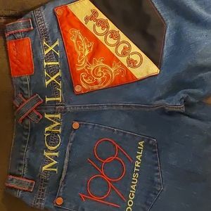 Coogi denim street wear/ rare pair